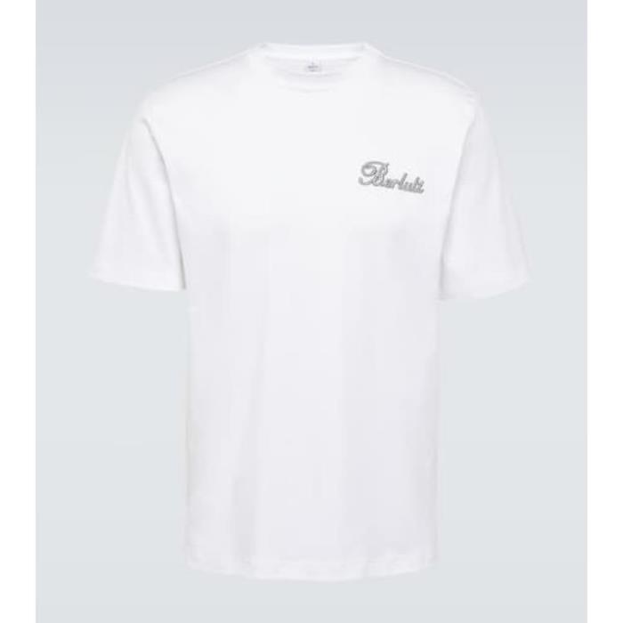 벨루티 남자티셔츠 HABOR 자수 코튼 져지 셔츠 24SS P00895170
