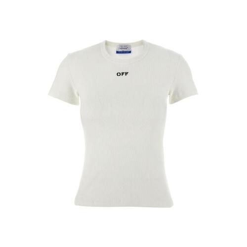 오프화이트 티셔츠 셔츠 [NEWSEASON] WHITE OWAA065C99JER00501100110