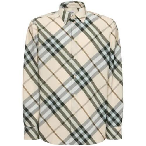 버버리 남자셔츠 체크 코튼 셔츠 24SS 79I-LFC014_A5686