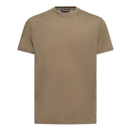 톰포드 남자티셔츠 코튼 S 크루넥 셔츠 24SS 77I-Y1B024_FG820