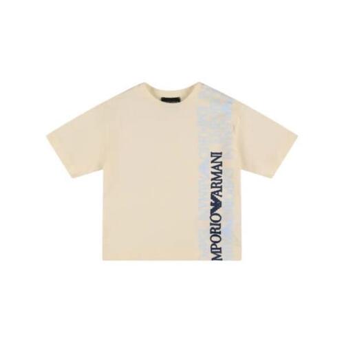 엠포리오아르마니 티셔츠 로고 프린트 코튼 져지 셔츠 24SS 79I-SQ7030_0128