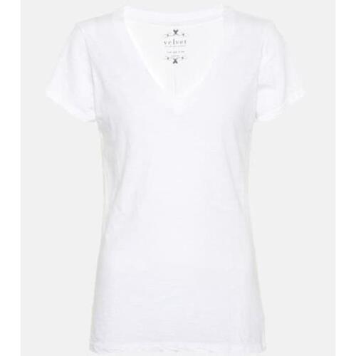 벨벳 티셔츠 LILITH` 코튼 셔츠 24SS P00143513