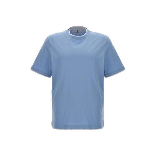 브루넬로쿠치넬리 남자티셔츠 레이어드 셔츠 [NEWSEASON] LIGHT BLUE M0B137427CCV48