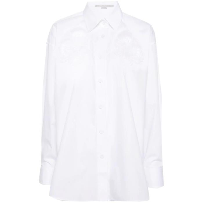 스텔라맥카트니 여자셔츠 `Cornelli` 오버사이즈 셔츠 24SS 6201013CU100 9000 PURE WHITE