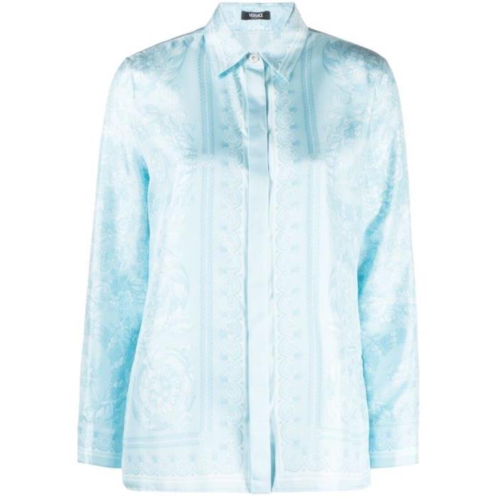 베르사체 여자셔츠 `Baroque 92` 프린트 셔츠 24SS 10013601A10141 5U940 PALE BLUE