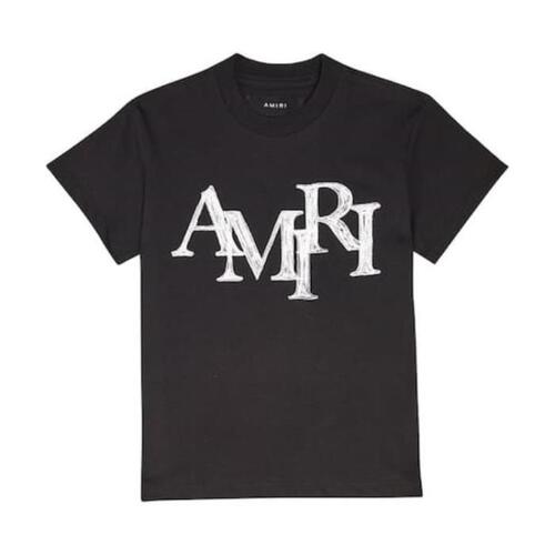 아미리 키즈 티셔츠 로고 코튼 24SS P00898110