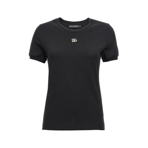 돌체앤가바나 티셔츠 에센셜 셔츠 [FW23 24] BLACK F8U08ZG7B3UN0000