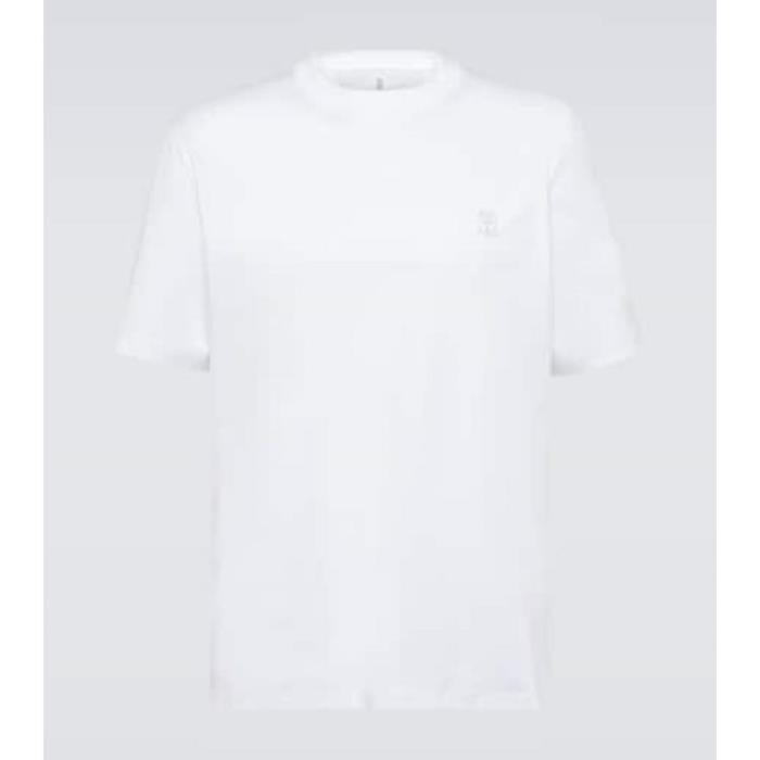 브루넬로쿠치넬리 남자티셔츠 로고 코튼 져지 셔츠 24SS P00895816