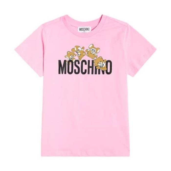 모스키노 티셔츠 프린트 코튼 져지 셔츠 24SS P00903527