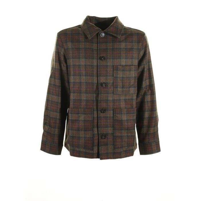 A P C 체크 버튼업 셔츠 재킷 남자자켓 24SS WOAPBH02760 CAA