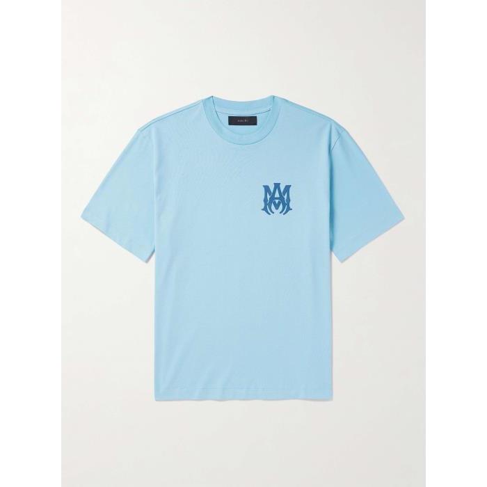아미리 남자티셔츠 로고 프린트 코튼 져지 셔츠 포 24SS 1647597323682454