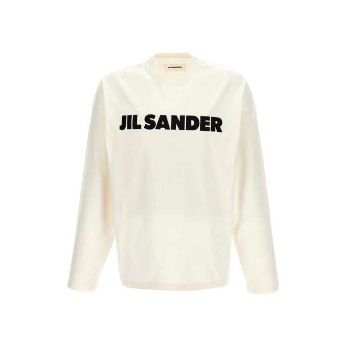 질샌더 남자티셔츠 로고 프린트 셔츠 [SS2024] WHITE/BLACK J22GC0136J45148102