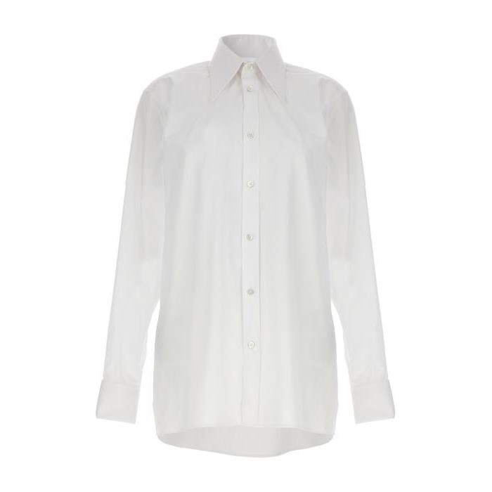 메종마르지엘라 여자셔츠 롱 셔츠 [FW23 24] WHITE S67DT0003S43001100