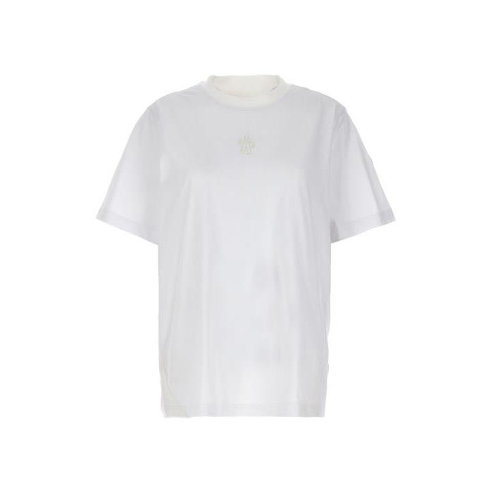몽클레어 티셔츠 로고 자수 셔츠 [FW23 24] WHITE 8C0002989A17001