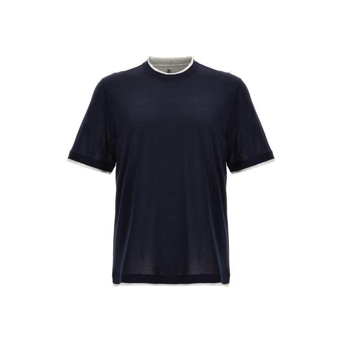 브루넬로쿠치넬리 남자티셔츠 레이어드 셔츠 [NEWSEASON] BLUE MD8217427CW770