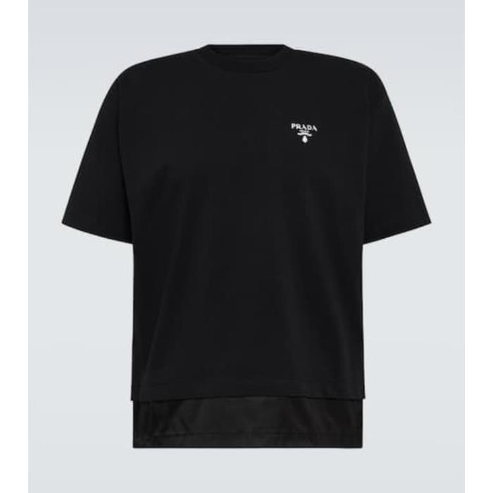 프라다 남자티셔츠 로고 코튼 셔츠 24SS P00816979