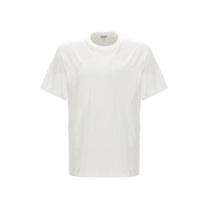 로에베 남자티셔츠 로고 자수 셔츠 [SS2024] WHITE H526Y22XAT2100