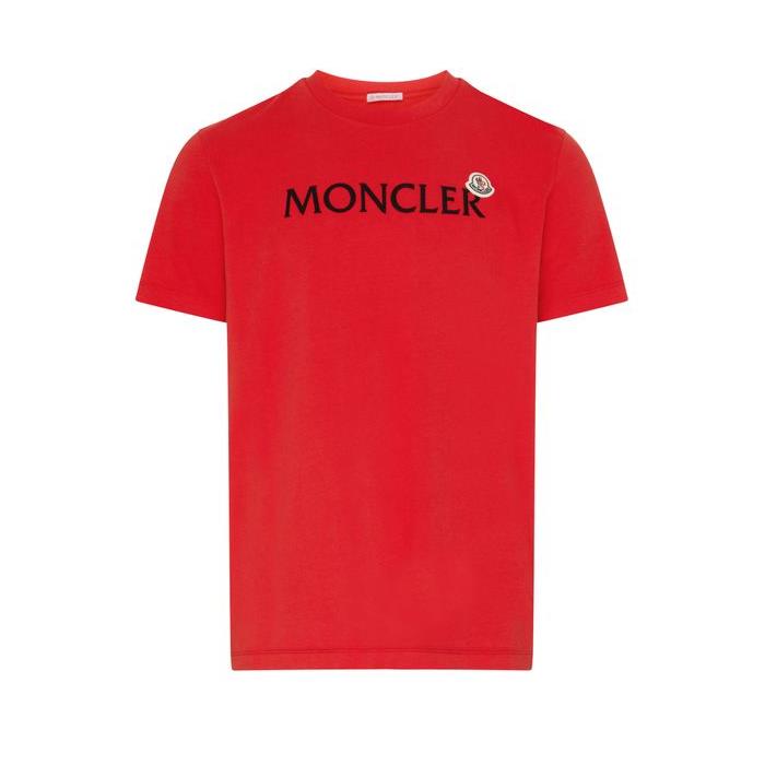 몽클레어 남자티셔츠 숏 24SS MC1E28GVRED