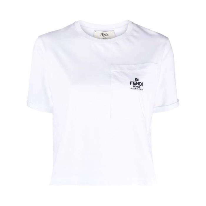 펜디 티셔츠 `Fendi Roma` 셔츠 24SS FS9619ANQS F0ZNM WHITE