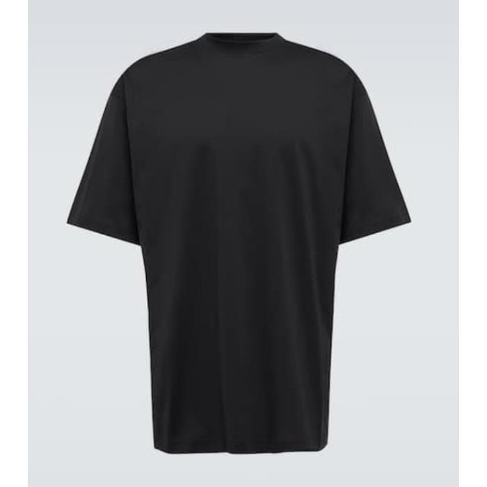 발렌시아가 남자티셔츠 프린트 코튼 져지 셔츠 24SS P00765227