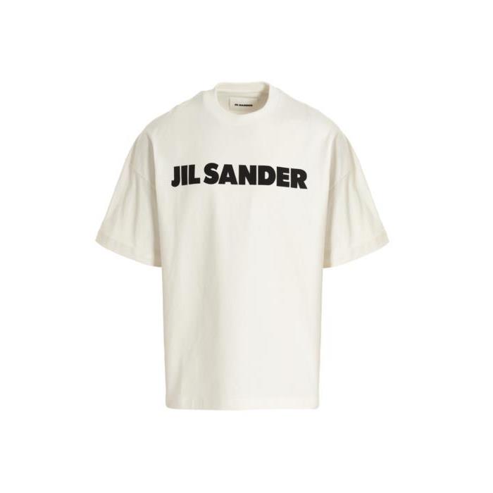 질샌더 남자티셔츠 로고 프린트 셔츠 [NEWFW24 25] WHITE/BLACK J21GC0001J45148102