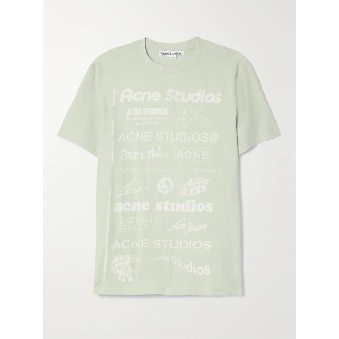 아크네스튜디오 티셔츠 프린트 코튼 져지 셔츠 24SS SKU-390042618