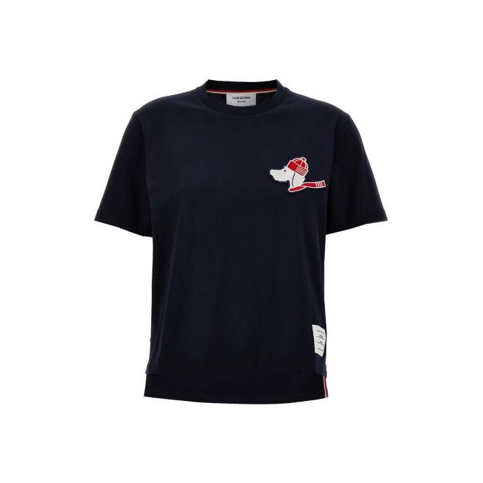 톰브라운 티셔츠 HECTOR` 모자 셔츠 [NEWSEASON] BLUE FJS166EJ0058415