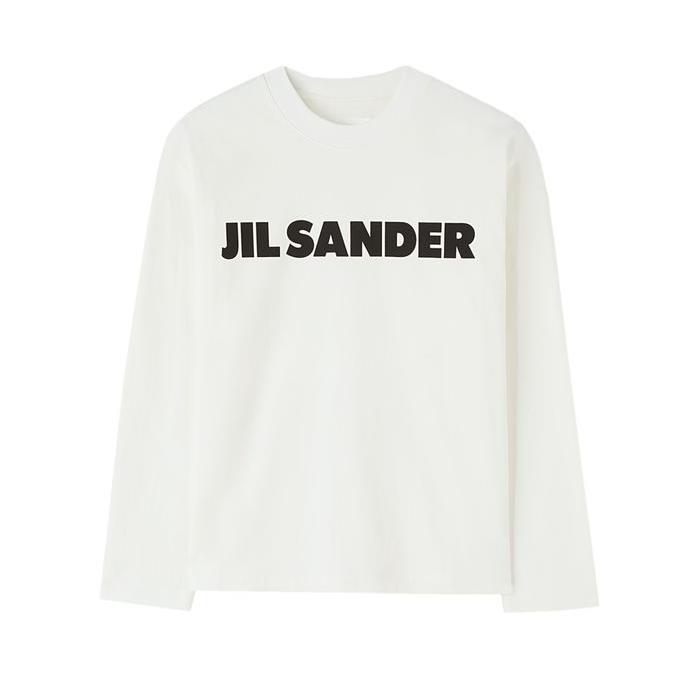 질샌더 티셔츠 로고 24SS JIL4V8S3WHT
