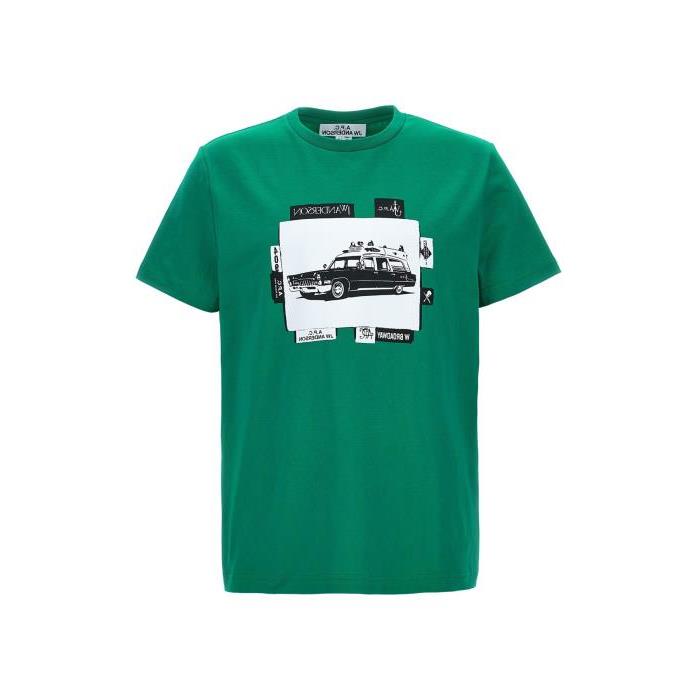 아페쎄 티셔츠 셔츠 A.P.C. 앤더슨 [FW23 24] GREEN COGVCM26281KAA