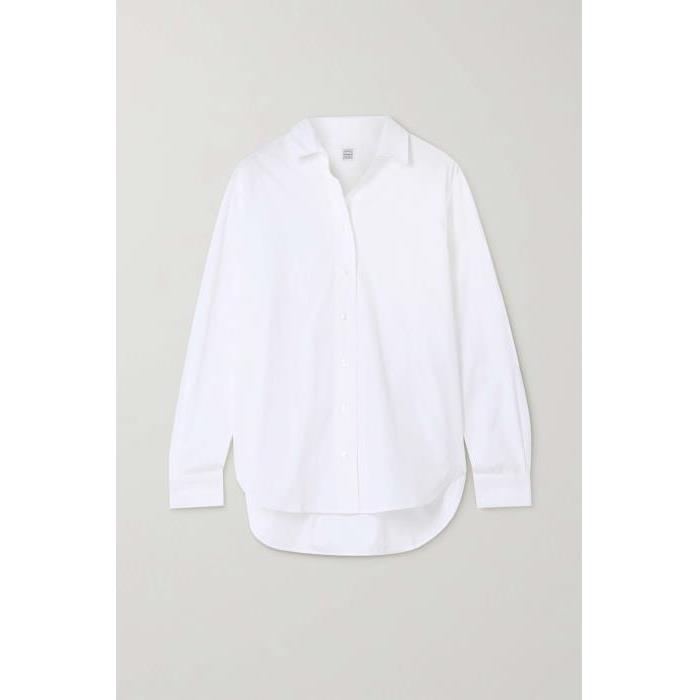 토템 여자셔츠 + 네트 시그니처 오가닉 코튼 포플린 셔츠 24SS SKU-390025864