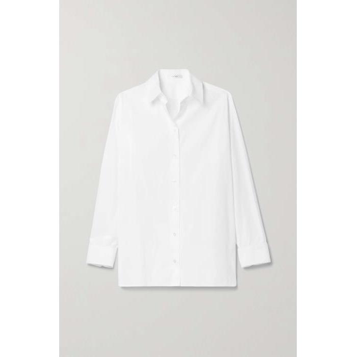 더로우 여자셔츠 에센셜 코튼 포플린 셔츠 24SS SKU-390020509