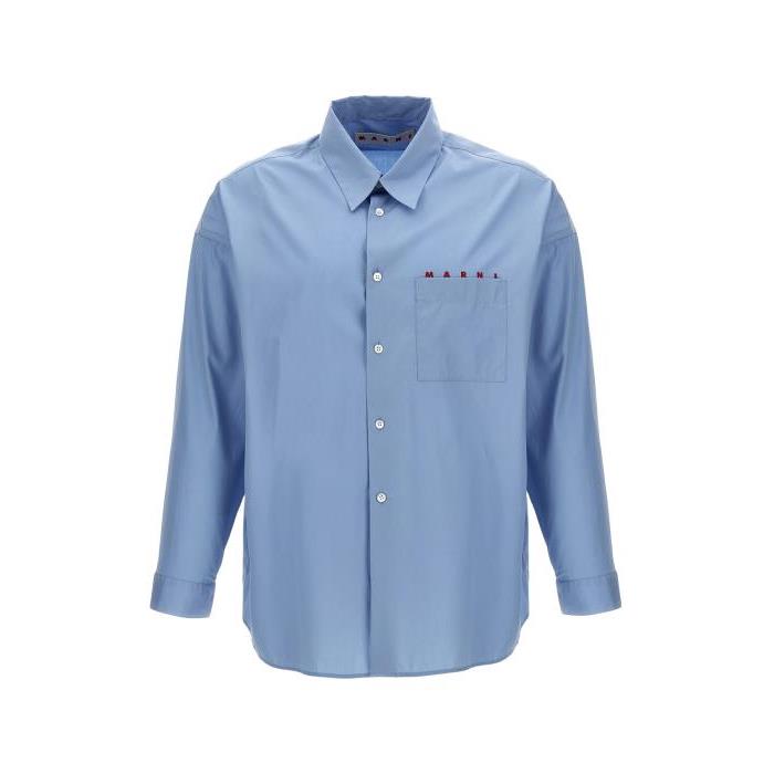 마르니 남자셔츠 로고 프린트 셔츠 [NEWSEASON] LIGHT BLUE CUMU0061P2USCT88L2B50