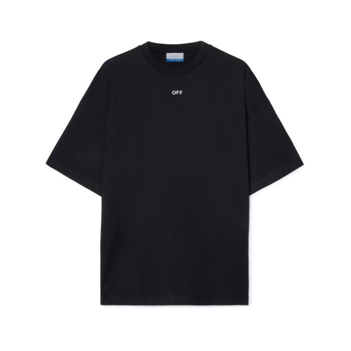 오프화이트 남자티셔츠 블랙 셔츠 24SS OMAA161C99JER0011001