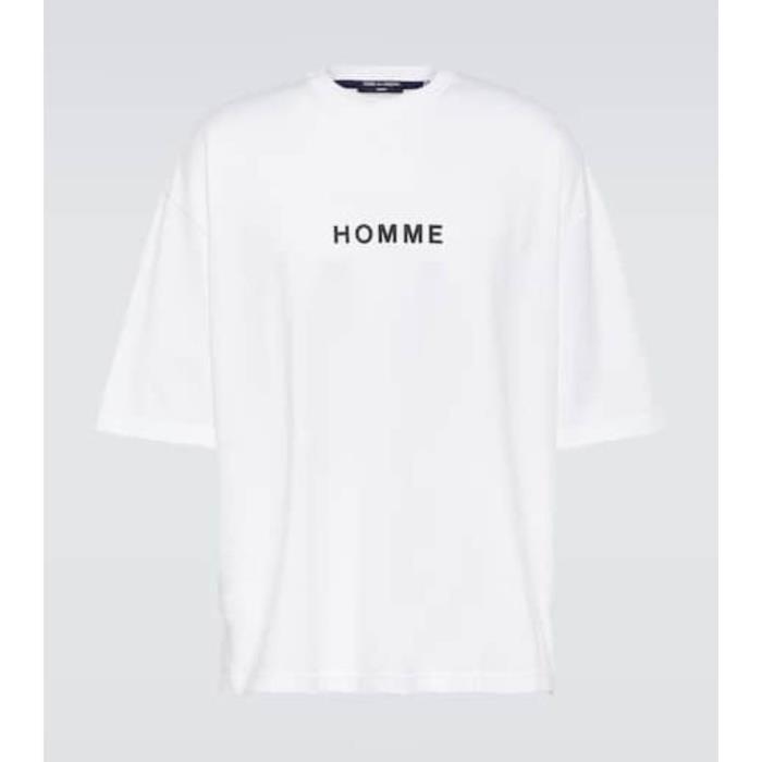 꼼데가르송 Homme 남자티셔츠 로고 코튼 져지 셔츠 24SS P00843594