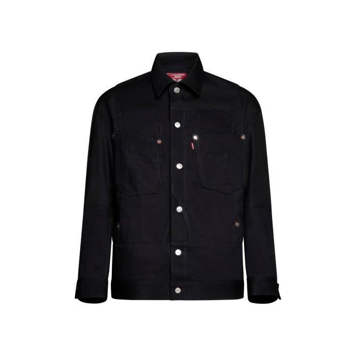준야와타나베 MAN JUNYA` 버튼 스트레이트 밑단 셔츠 재킷 남자자켓 24SS WLJ910 1