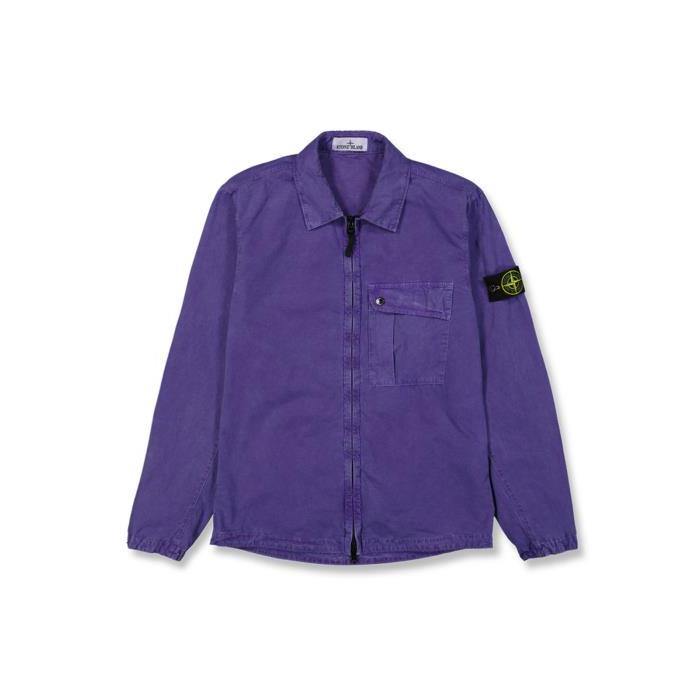 스톤아일랜드 컴퍼스 배지 지퍼 셔츠 재킷 남자자켓 24SS 8015119WN V0147