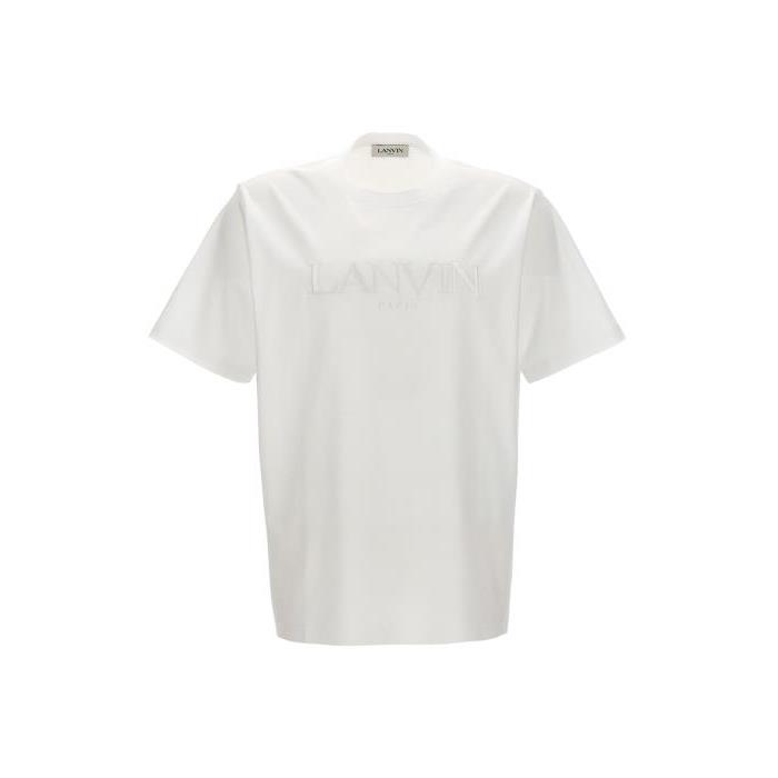 랑방 남자티셔츠 로고 자수 셔츠 [NEWSEASON] WHITE RMTS0010J208P2401