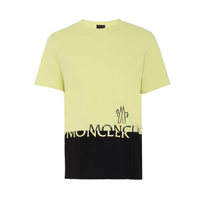 몽클레어 남자티셔츠 로고 24SS MC164P35YEL