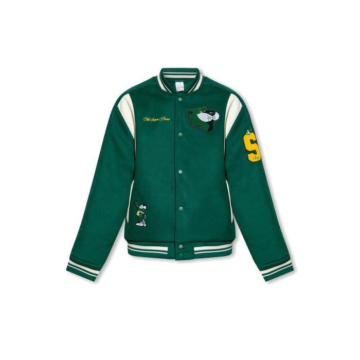 퓨마 MASCOT` 스냅드 재킷 남자자켓 24SS 539839940 에버그린