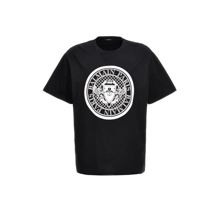 발망 남자티셔츠 코인 셔츠 [SS2024] WHITE/BLACK CH1EG000BB17EAB