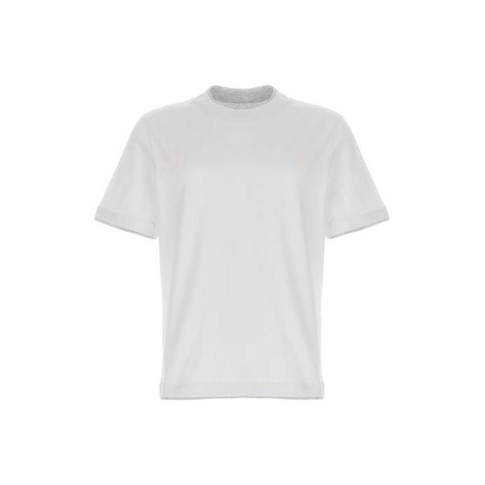 브루넬로쿠치넬리 남자티셔츠 더블 레이어 셔츠 [NEWSEASON] WHITE M0B137427CW787