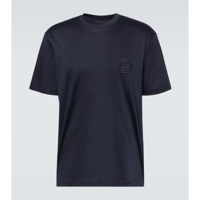 조르지오아르마니 남자티셔츠 코튼 져지 셔츠 24SS P00895963