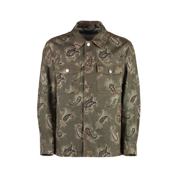 에트로 페이즐리 자카드 셔츠 재킷 24SS MRBA0023