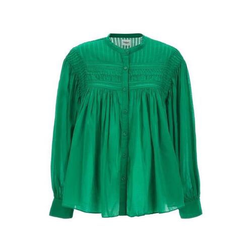 이자벨마랑 에투왈 여자셔츠 PLALIA` 셔츠 [SS2024] GREEN 23PHT0002FAA1J03E60ED