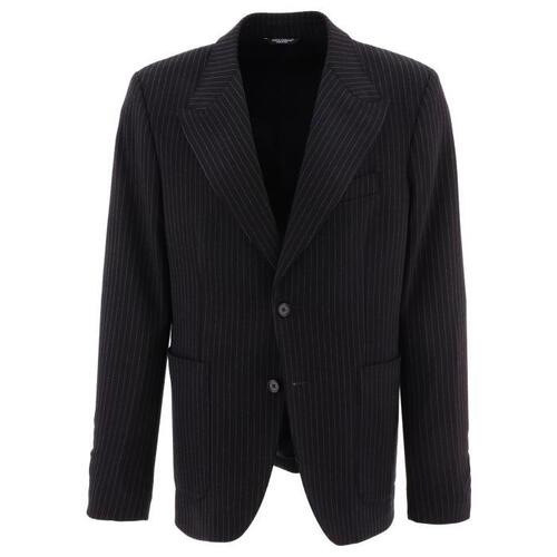 돌체앤가바나 핀스트라이프 싱글 브레스트 스트레치 재킷 남자자켓 24SS G2RA6TGF156 S9000