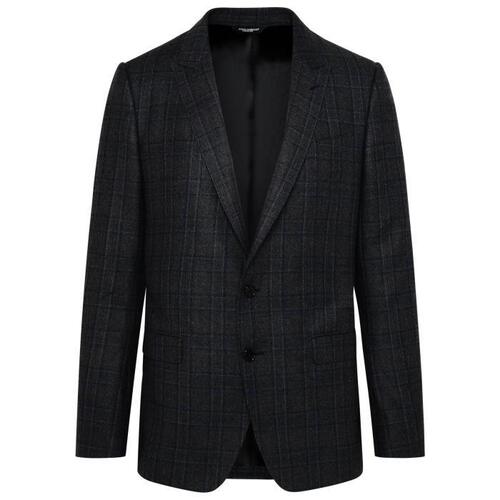 돌체앤가바나 싱글 브레스티드 글렌 체크 무늬 마티니 핏 재킷 남자자켓 24SS G2LK0TFQ2KD S8100QUADRICHECK