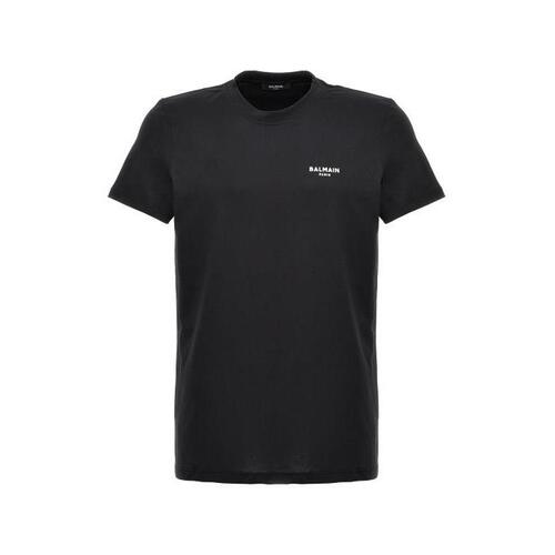 발망 남자티셔츠 플락 로고 셔츠 [SS2024] WHITE/BLACK CH1EF000BB04EAB