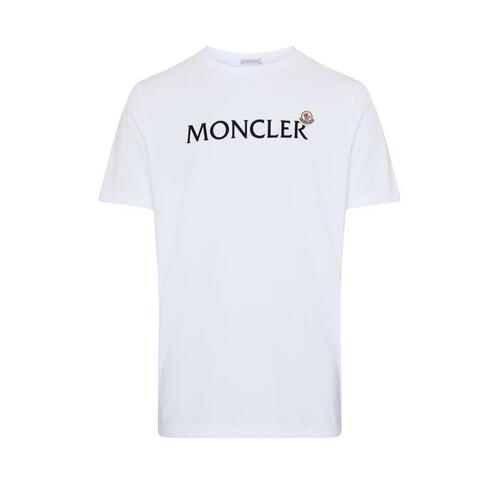몽클레어 남자티셔츠 숏 24SS MC1G4QMUWHT