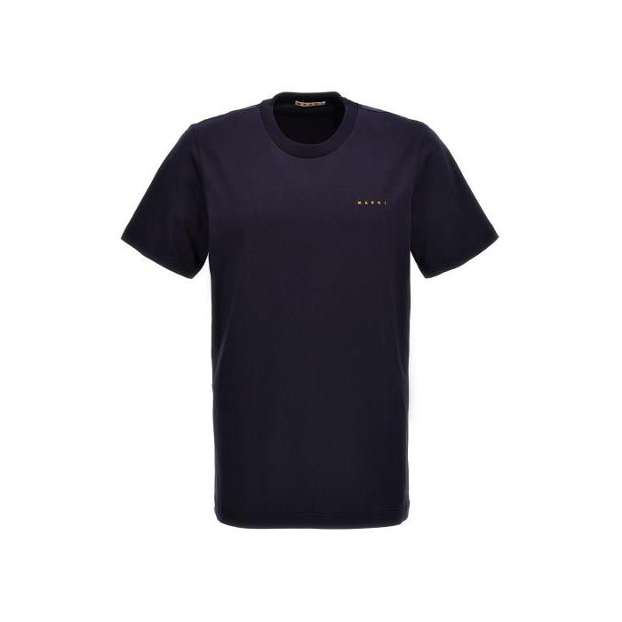 마르니 남자티셔츠 로고 자수 셔츠 [SS2024] BLUE HUMU0198X1UTCZ5700B99